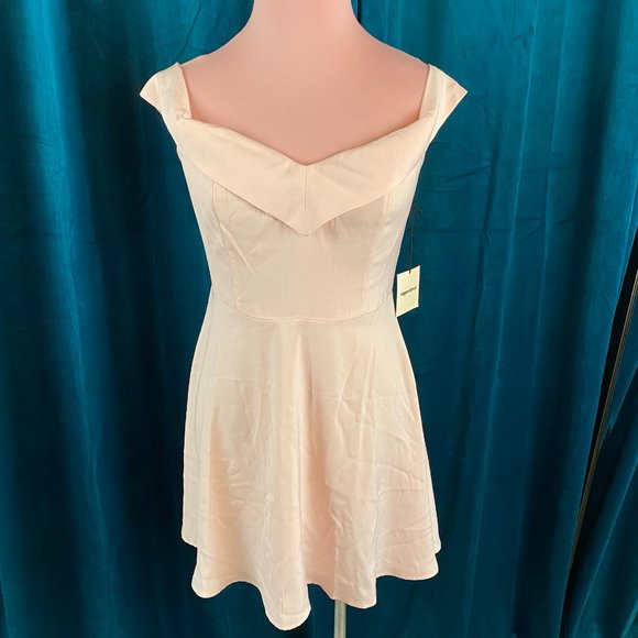 Superdown Sybil Off The Shoulder Mini Dress Blush - Picture 4 of 12